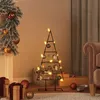 Image de vidaXL Arbre de Noël en métal pour décoration noir 60 cm