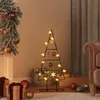 Image de vidaXL Arbre de Noël en métal pour décoration noir 60 cm
