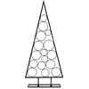 Image de vidaXL Arbre de Noël en métal pour décoration noir 125 cm