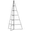 Image de vidaXL Arbre de Noël en métal pour décoration noir 100 cm