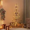 Image de vidaXL Arbre de NoÃ«l en mÃ©tal pour dÃ©coration noir 140 cm