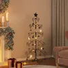 Image de vidaXL Arbre de Noël en métal pour décoration noir 150 cm