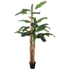 Image de vidaXL Bananier artificiel 9 feuilles 120 cm vert