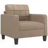 Image de vidaXL Fauteuil Cappuccino 60 cm Similicuir359111