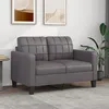 Image de vidaXL CanapÃ© Ã  2 places Gris 120 cm Similicuir
