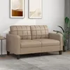 Image de vidaXL Canapé à 2 places Cappuccino 140 cm Similicuir359121