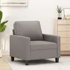 Image de vidaXL Vidaxl Fauteuil Taupe 60 Cm Tissu