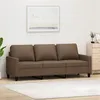 Image de vidaXL Canapé à 3 places Marron 180 cm Tissu359174