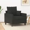 Image de vidaXL Fauteuil Noir 60 cm Tissu