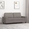 Image de vidaXL CanapÃ© Ã  2 places Taupe 140 cm Tissu
