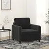 Image de vidaXL Fauteuil Noir 60 cm Velours359427
