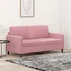 Image de vidaXL CanapÃ© Ã  2 places Rose 140 cm Velours