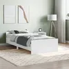 Image de vidaXL Cadre de lit sans matelas blanc 90x190 cm bois d'ingénierie835939