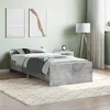 Image de vidaXL Cadre de lit sans matelas gris béton 90x190 cm835942