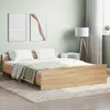 Image de vidaXL Cadre de lit sans matelas chêne sonoma 140x200 cm3203749