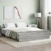 Image de vidaXL Cadre de lit tête de lit et pied de lit sonoma gris 150x200 cm