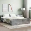 Image de vidaXL Cadre de lit sans matelas gris béton 160x200 cm3203764