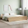 Image de vidaXL Cadre de lit sans matelas chêne sonoma 180x200 cm3203770