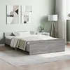 Image de vidaXL Cadre de lit sans matelas sonoma gris 120x190 cm3203780