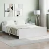 Image de vidaXL Cadre de lit sans matelas blanc 140x190 cm3203782