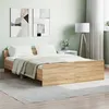Image de vidaXL Cadre de lit sans matelas chêne sonoma 140x190 cm3203784
