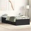 Image de vidaXL Cadre de lit noir 75x190 cm petit simple
