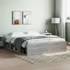 Image de vidaXL Cadre de lit sonoma gris 140x200 cm