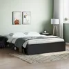 Image de vidaXL Cadre de lit sans matelas noir 160x200 cm