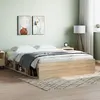 Image de vidaXL Cadre de lit sans matelas chêne sonoma 160x200 cm3203875