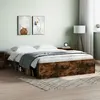 Image de vidaXL Cadre de lit chêne fumé 160x200 cm