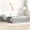 Image de vidaXL Cadre de lit sonoma gris 160x200 cm