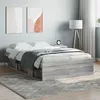 Image de vidaXL Cadre de lit sans matelas sonoma gris 120x190 cm