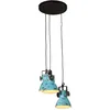 Image de vidaXL Vidaxl Lampe Suspendue 25 W Bleu Délavé 30x30x100 Cm E27