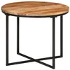 Image de vidaXL Table basse 55x55x45 cm bois massif acacia et fer