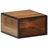 Image de vidaXL Table de chevet murale 35x35x20 cm bois massif d'acacia372751