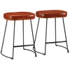 Image de vidaXL Vidaxl Tabourets De Bar Lot De 2 Marron Foncé 40x29,5x53 Cm