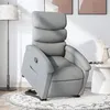 Image de vidaXL Fauteuil inclinable Gris clair Tissu3203978