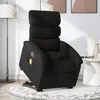 Image de vidaXL Vidaxl Fauteuil De Massage Inclinable Noir Tissu
