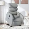 Image de vidaXL Fauteuil inclinable électrique gris clair tissu3204002