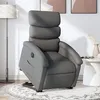 Image de vidaXL Fauteuil inclinable électrique gris foncé tissu