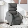 Image de vidaXL Vidaxl Fauteuil Inclinable Électrique Gris Foncé Tissu