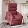 Image de vidaXL Fauteuil inclinable électrique rouge bordeaux tissu3204005