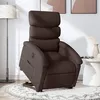Image de vidaXL Fauteuil inclinable électrique marron foncé tissu3204007