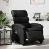 Image de vidaXL Fauteuil de massage inclinable électrique noir similicuir3204033