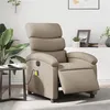 Image de vidaXL Fauteuil de massage inclinable électrique cappuccino similicuir3204039