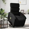 Image de vidaXL Fauteuil inclinable de massage Noir Similicuir