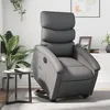 Image de vidaXL Fauteuil inclinable électrique gris similicuir