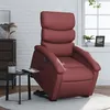 Image de vidaXL Fauteuil inclinable électrique rouge bordeaux similicuir3204058