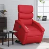 Image de vidaXL Fauteuil inclinable électrique rouge similicuir3204059