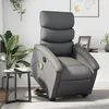 Image de vidaXL Vidaxl Fauteuil Inclinable De Massage Électrique Gris Similicuir